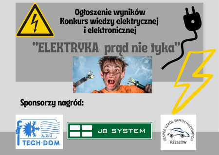 Rozdanie nagród i dyplomów międzyszkolnego konkurs pt. „Elektryka prąd nie tyka!” 