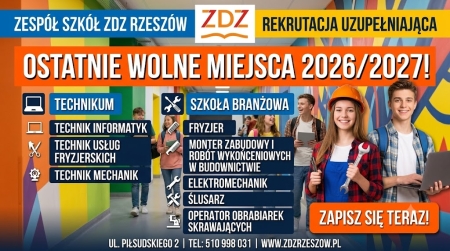 Profil nieoczywisty, czyli ostatni dzwonek w ZDZ! [Rekrutacja Uzupełniająca 2026/2027]